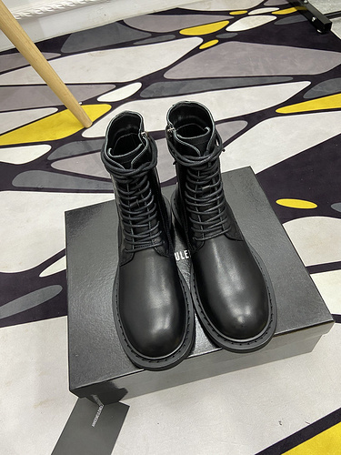 Ann lace-up high-pilot Martin boots and locomotive boots 35-40-7d97758e